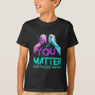 T-shirt Votre vie choisissez de continuer Prévention du su
