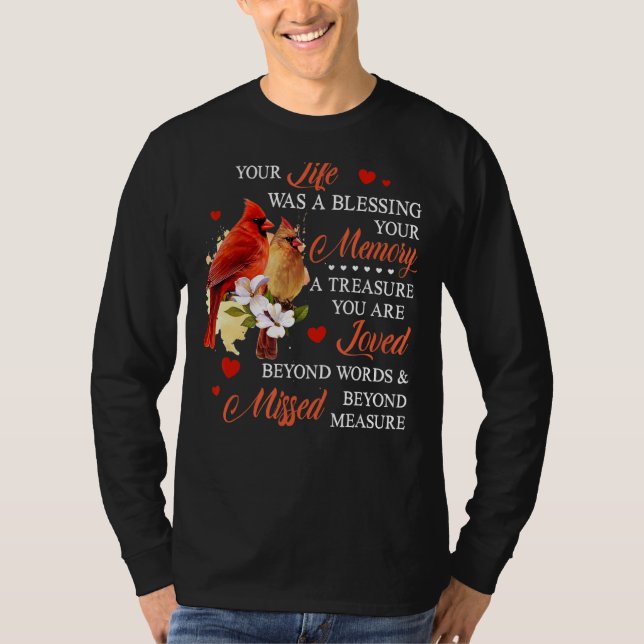 T-shirt Votre vie était une bénédiction (Devant)
