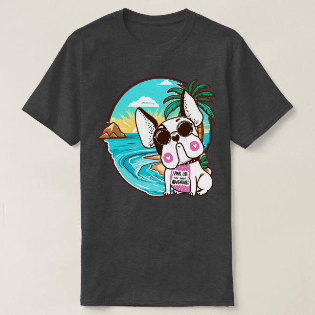 T-shirt Votre vie La meilleure aventure (Design devant)