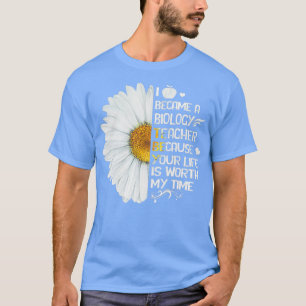 T-shirt Votre vie vaut le coup de mon temps ENSEIGNANT EN