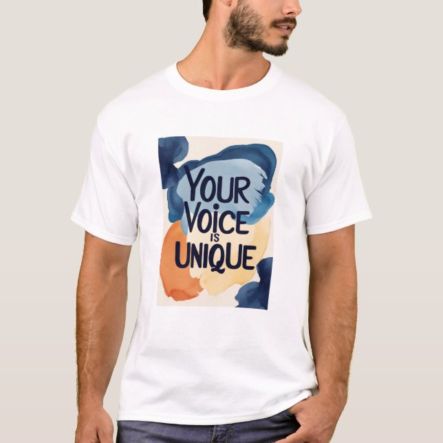 T-shirt Votre Voix Est Unique (Devant)