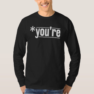 T-shirt Votre Vous Grammaticale Orthographe Correcte Gramm