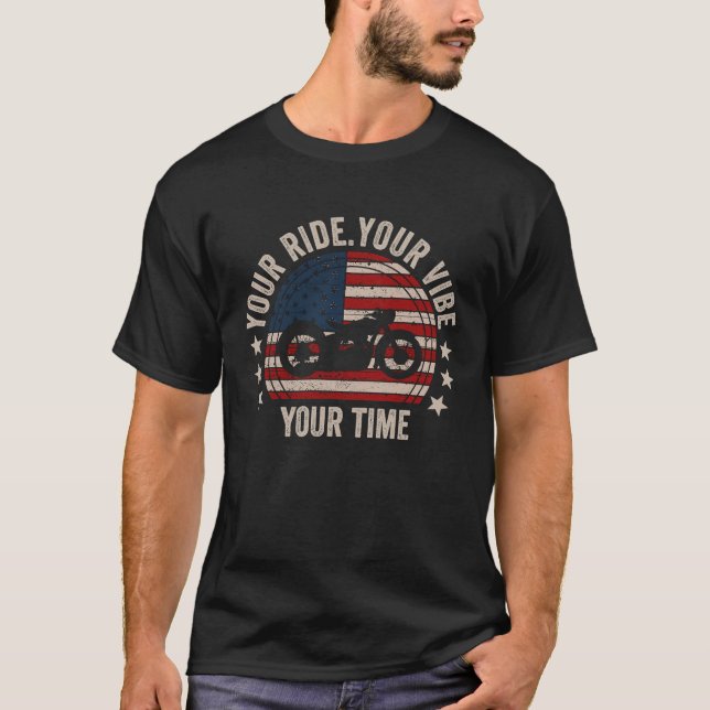 T-shirt Votre Voyage Votre Vibe Votre Time Cruiser America (Devant)