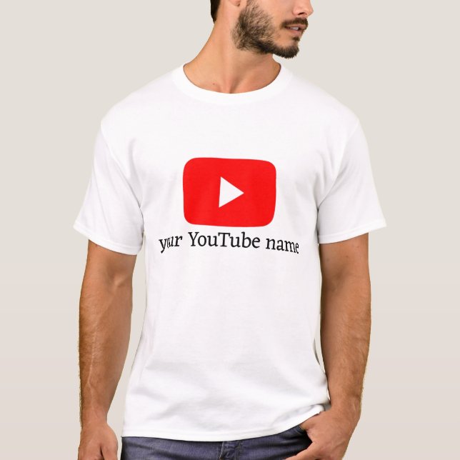 T-Shirt votre YouTube (Devant)