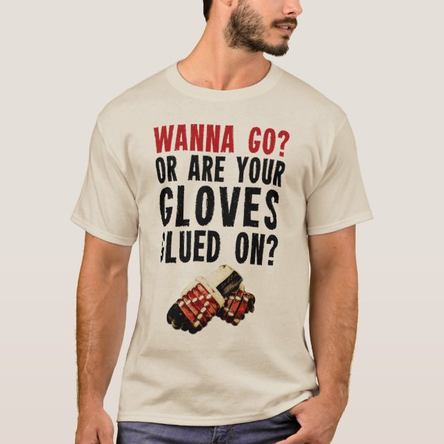 T-shirt Voulez aller ? Autorité d'hockey (Devant)