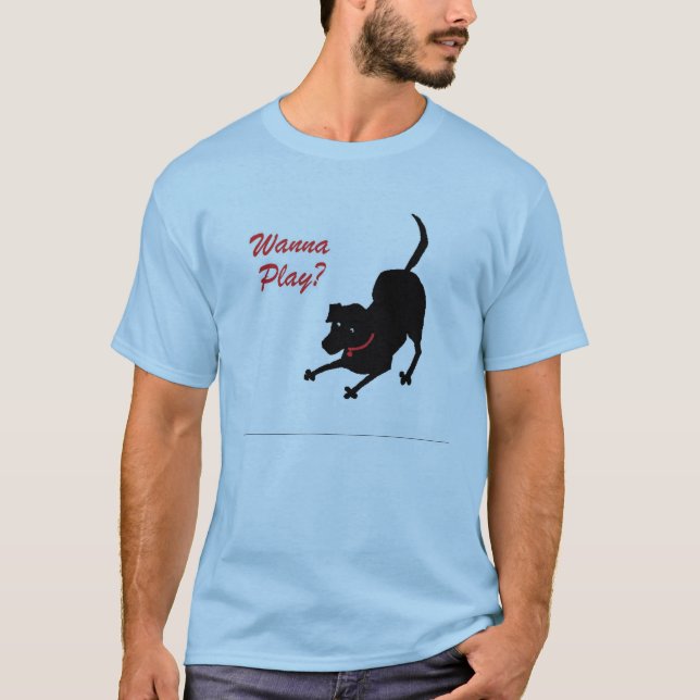 T-shirt Voulez jouer la chemise (Devant)