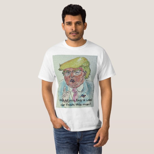 T-shirt Vous achèteriez une voiture d'occasion de ce tee - (Devant entier)