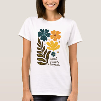 T-shirt vous aimez les fleurs Boho floral Inspirational Qu