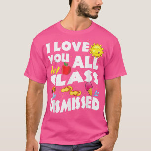 T-shirt Vous aimez tous classe renvoiée Mignon Heureux Der