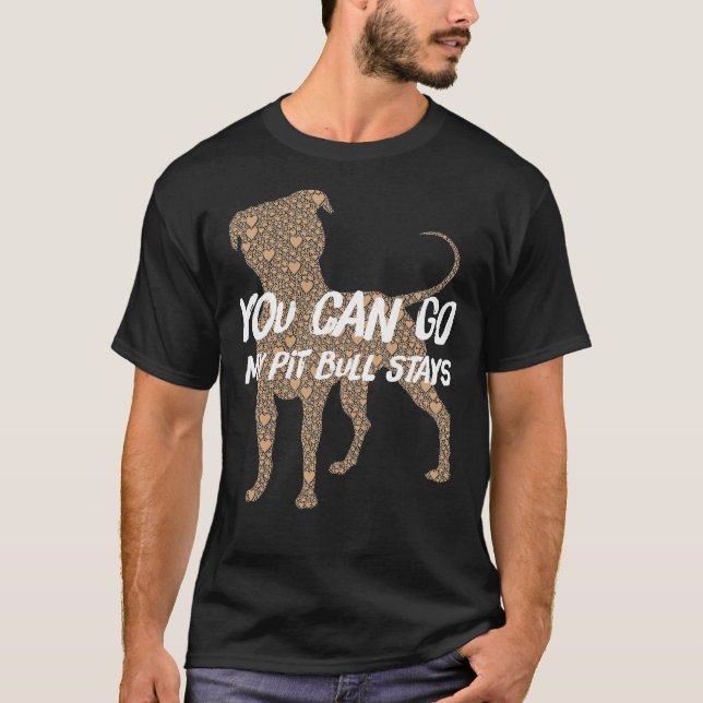 T-shirt Vous Allez Pit Bull Stations (Devant)