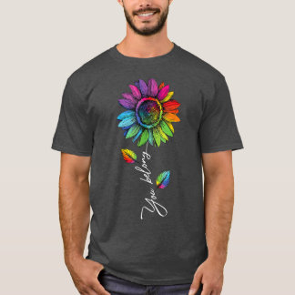 T-shirt Vous appartenez à LGBTQ+ Gay pride arc-en-ciel tou
