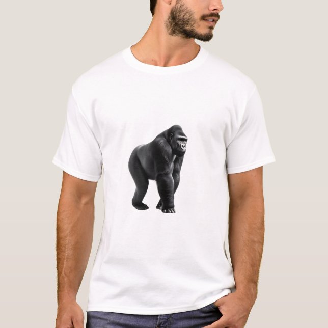 T-shirt Vous autonomisez avec la force de la gorille (Devant)