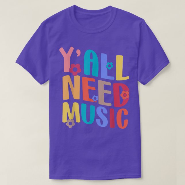 T-shirt Vous Avez Besoin D'Un Professeur De Musique De Ret (Design devant)