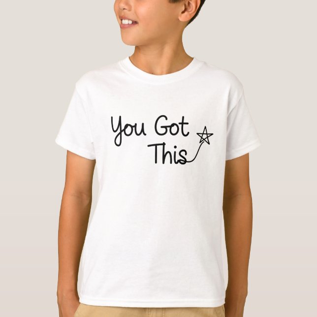 T-shirt "Vous Avez Ça" Motivation Star Design (Devant)