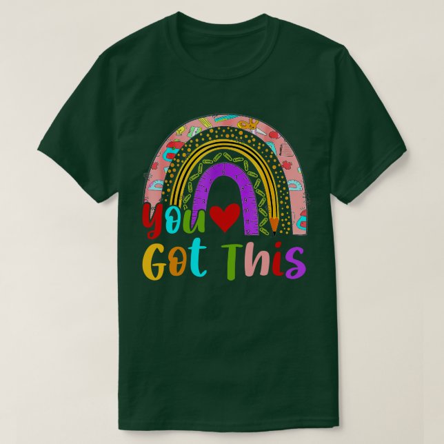 T-shirt Vous Avez Cet Enseignant De Motivation De Jour De  (Design devant)