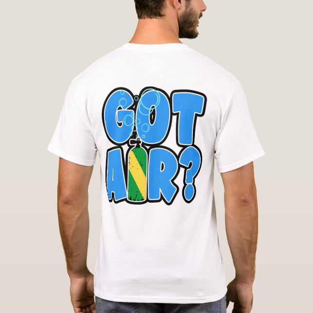 T-shirt Vous avez de l'air? avec drapeau de bouteille Nitr (Dos)