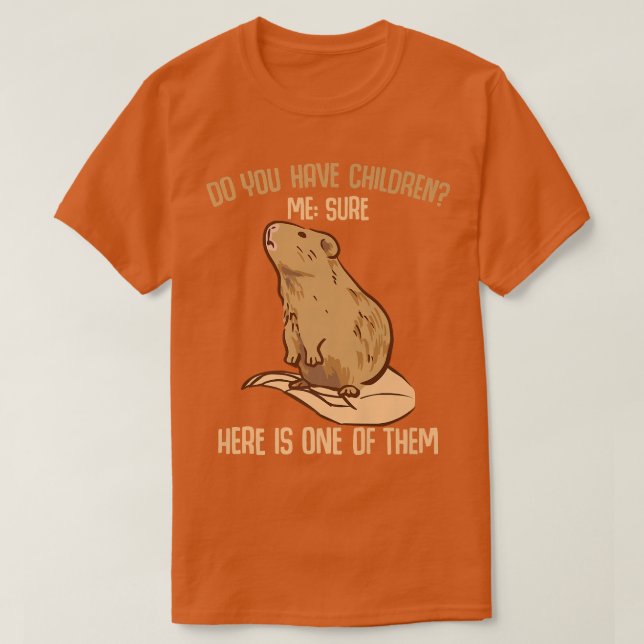 T-shirt Vous avez des enfants Sûr Drôle Guinée Cochon mama (Design devant)