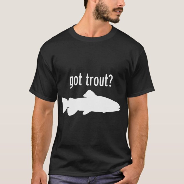 T-shirt Vous avez des truites? (Devant)