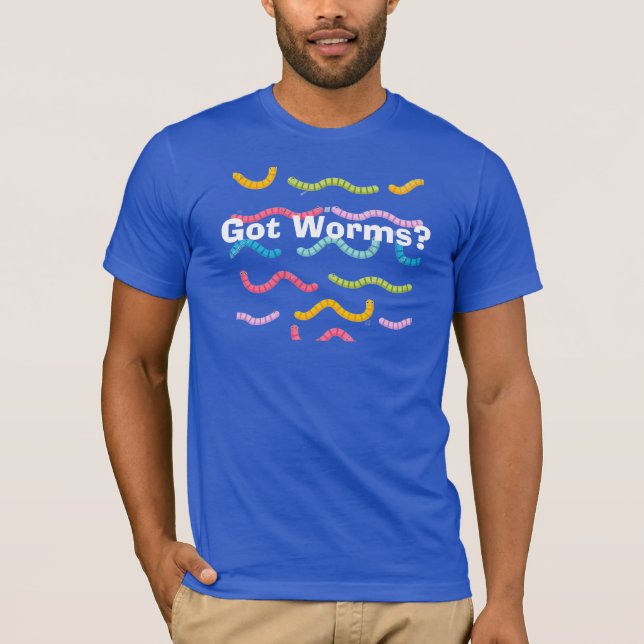 T-shirt Vous avez des vers? (Devant)