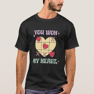 T-shirt Vous avez gagné mon coeur Sweet Candy Retro Vintag