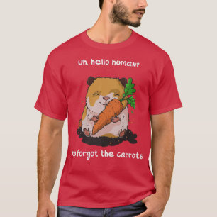 T-shirt Vous avez oublié les carottes drôle cobaye citatio