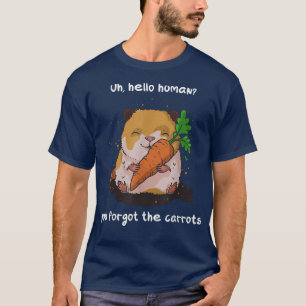 T-shirt Vous avez oublié les carottes drôle cobaye citatio
