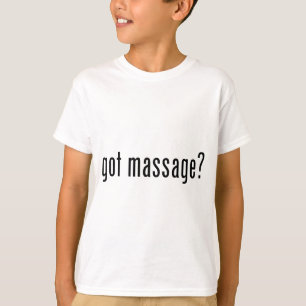 T-shirt Vous avez reçu un massage ?