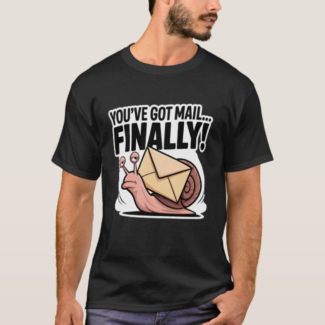 T-shirt Vous avez reçu un message enfin (Devant)