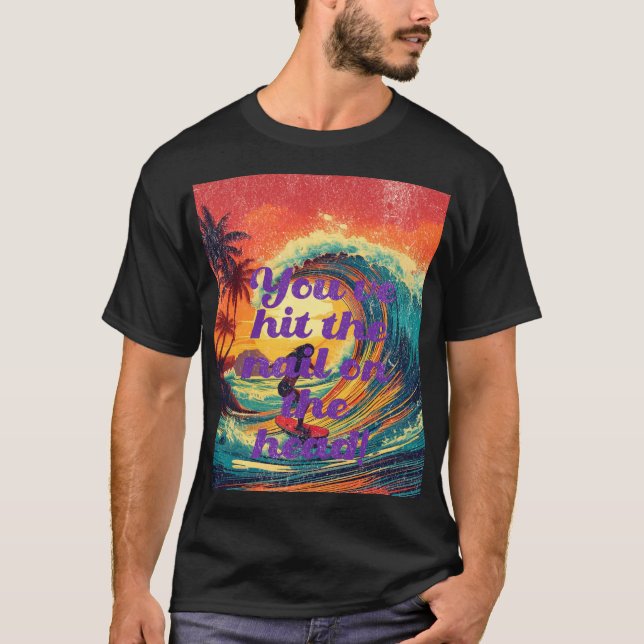 T-shirt Vous avez touché la tête ! (Devant)