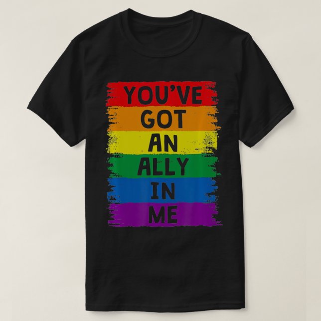 T-shirt Vous avez un allié en moi (Design devant)