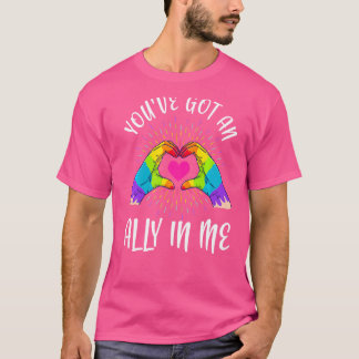 T-shirt Vous avez un allié en moi Fierté LGBT