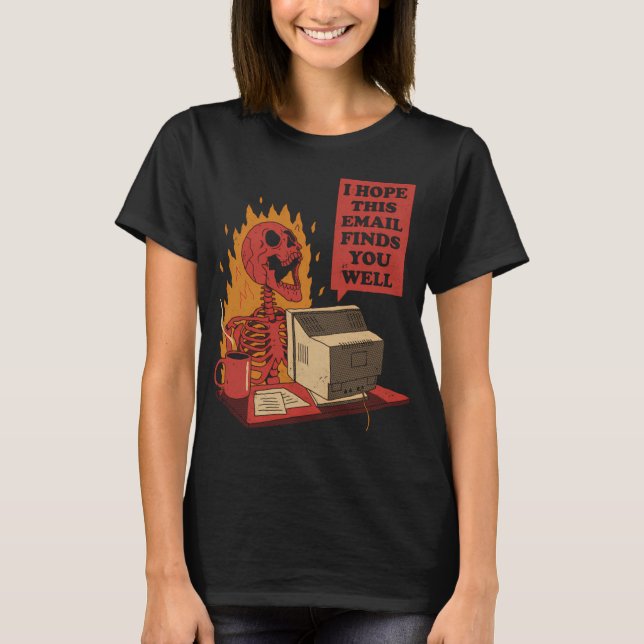 T-shirt Vous avez un message (Devant)