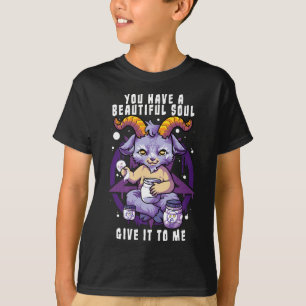 T-shirt Vous Avez Une Belle Âme Satanique Baphomet Hallowe