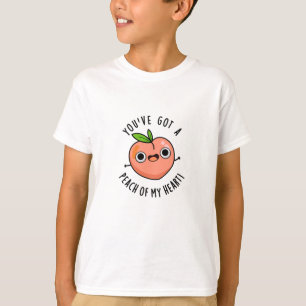 T-shirt Vous avez une pêche de mon coeur amusant jeu de fr