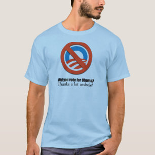 T-shirt Vous avez voté pour Obama