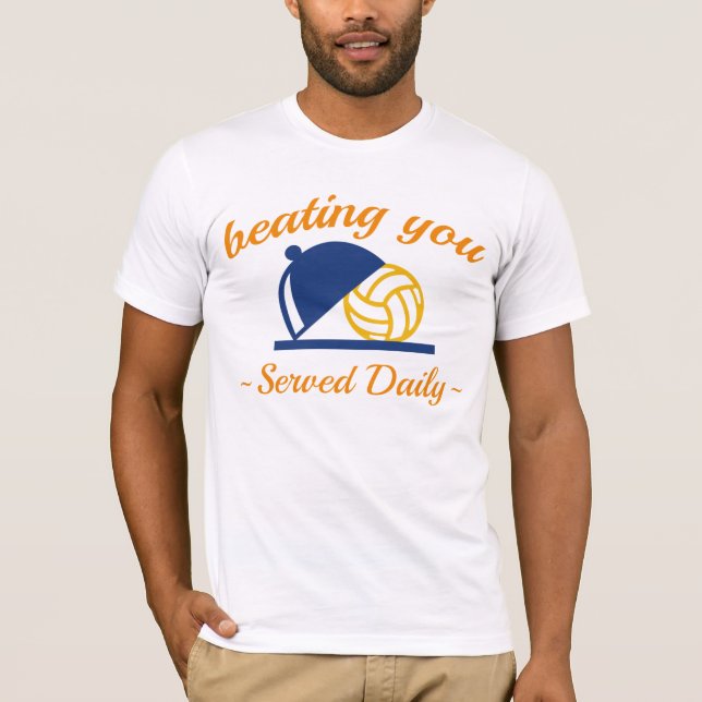 T-shirt Vous Battre En Volley-Ball (Devant)