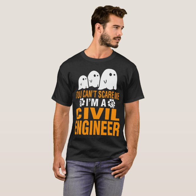 T-shirt Vous biseautés m'effrayez que je suis un ingénieur (Devant entier)