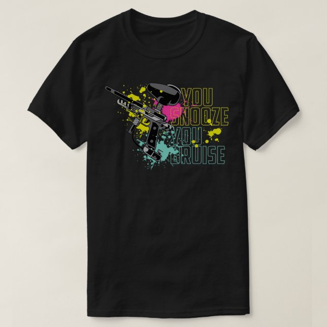 T-shirt Vous Bruise Paintball Joueur Cadeau (Design devant)