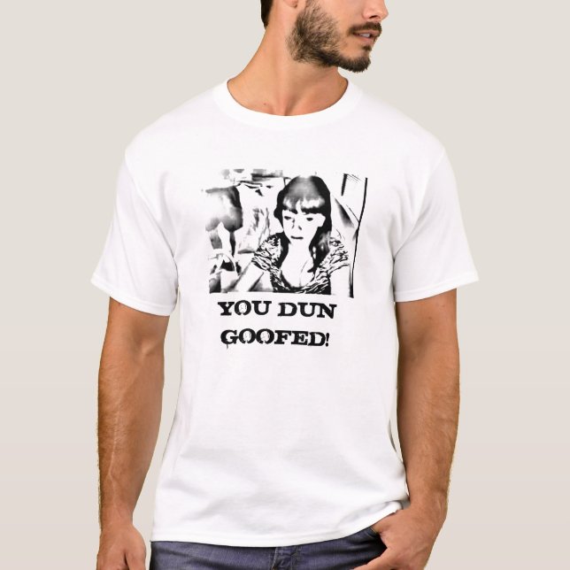 T-SHIRT VOUS BRUN GRISÂTRE RATÉ SON COUP ! (Devant)