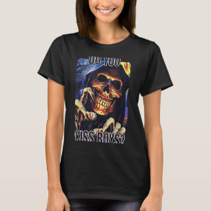 T-shirt Vous Chemise Baiser Arc-en-ciel Faucheur Squelette
