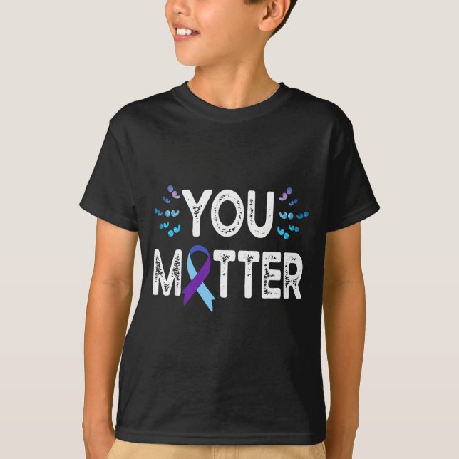 T-shirt Vous Chemise de sensibilisation à la prévention du (Devant)