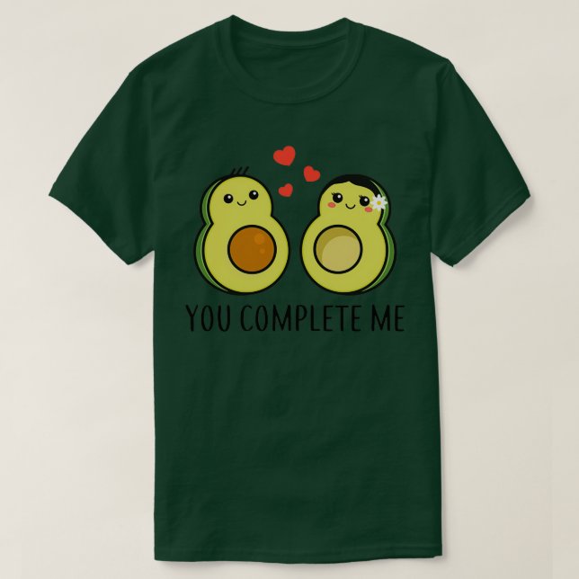 T-shirt Vous Complétez MeFunny Avocado (Design devant)