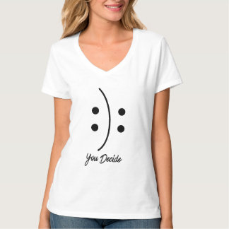 T-shirt Vous décidez Perspective d'Art en Ligne Minimalist