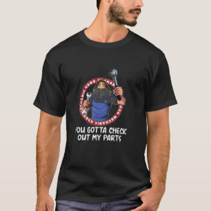 T-shirt Vous Devez Vérifier Mes Pièces Voiture Mécanique A