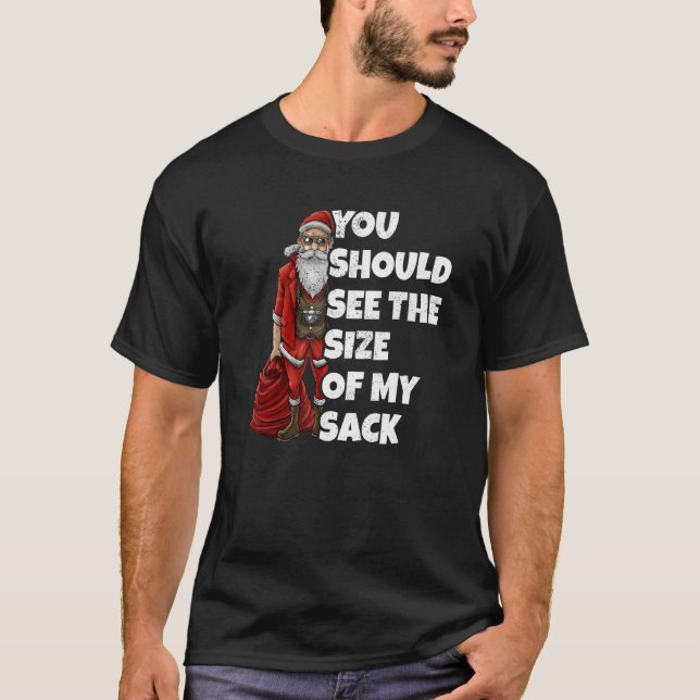 T-shirt Vous Devriez Voir La Taille De Mon Sac (Devant)