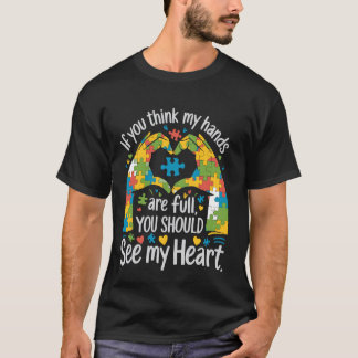 T-shirt Vous Devriez Voir Ma Soeur De Coeur Maman Autisme