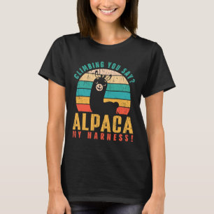 T-shirt Vous dites grimper lama mon harnais ! Drôle de roc