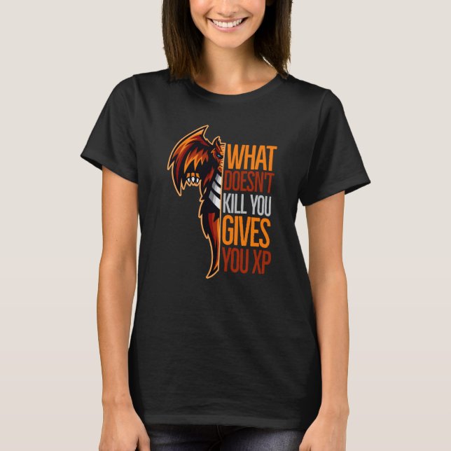 T-shirt Vous Donne Xp Rpg Jeux Vidéo Mmorpg (Devant)