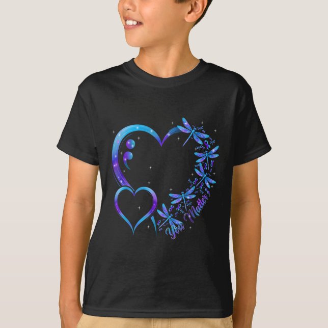 T-shirt Vous Dragonfly Prévention de la sensibilisation au (Devant)