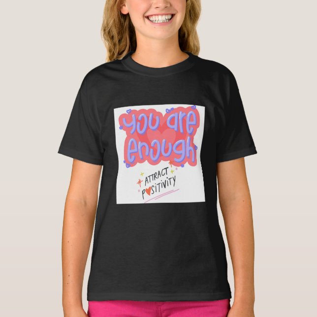 T-shirt "Vous En Êtes Assez" Affirmation Art (Devant)